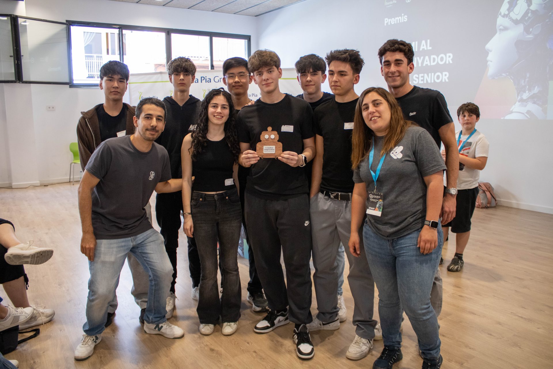 Equip JANGLA, guanyador de la categoria Sènior del Robotics for Good Spain