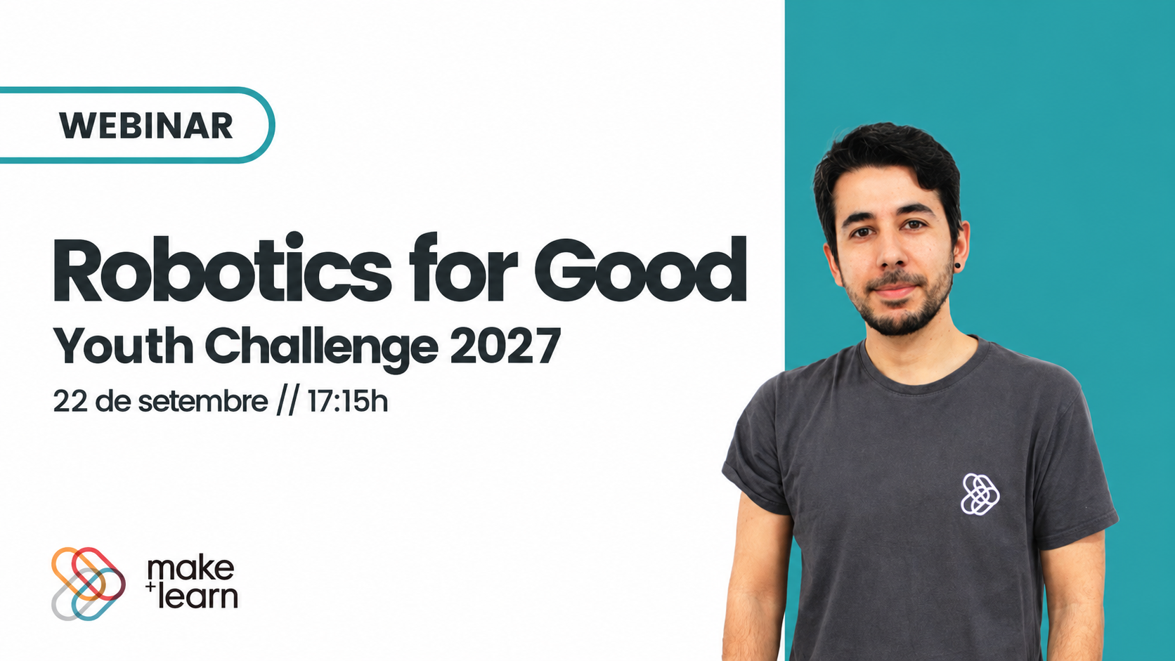 Webinar Robotics for Good Youth Challenge 2027, 22 de setembre a les 17.15 h