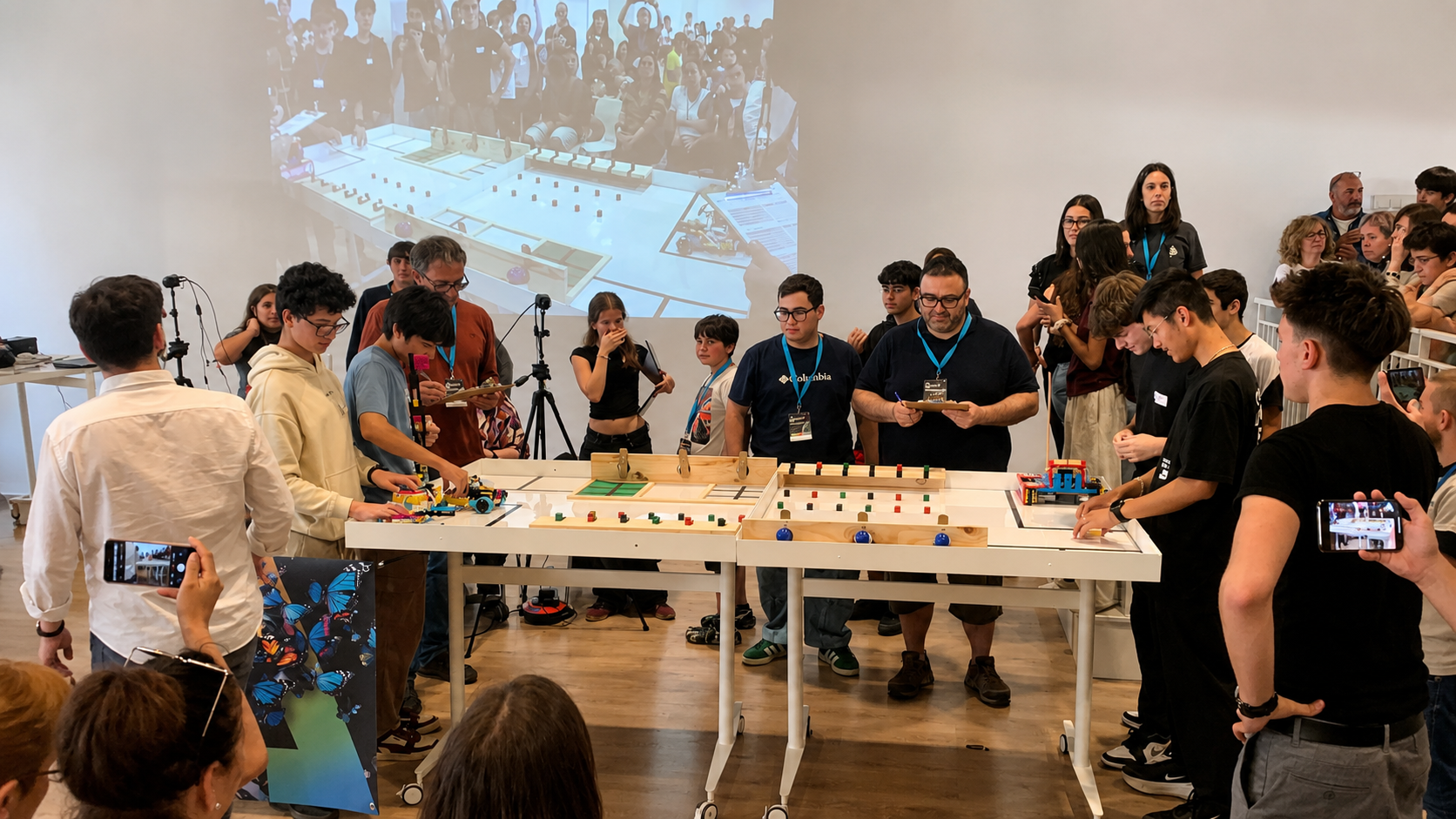 Joves participant en la competició internacional de robòtica educativa Robotics for Good 2026 Spain a Escola Pia Granollers